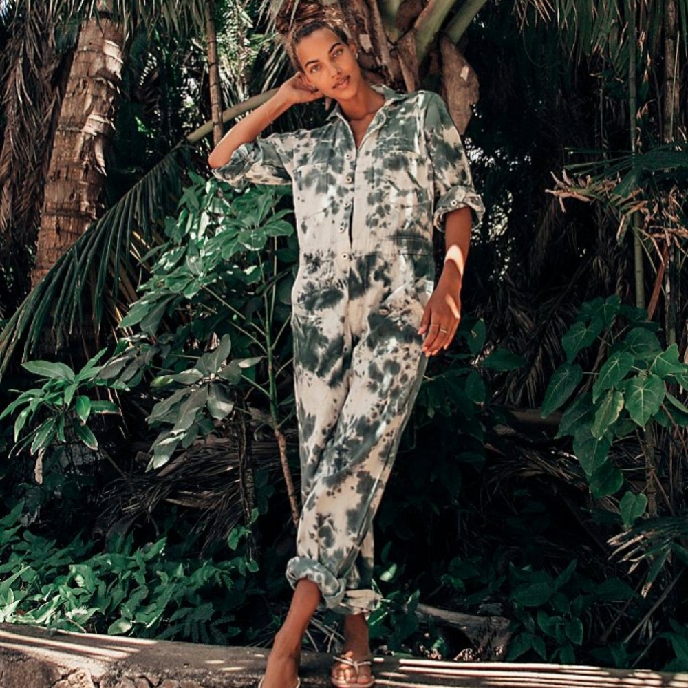 Coveralls in moss Riverside Tool